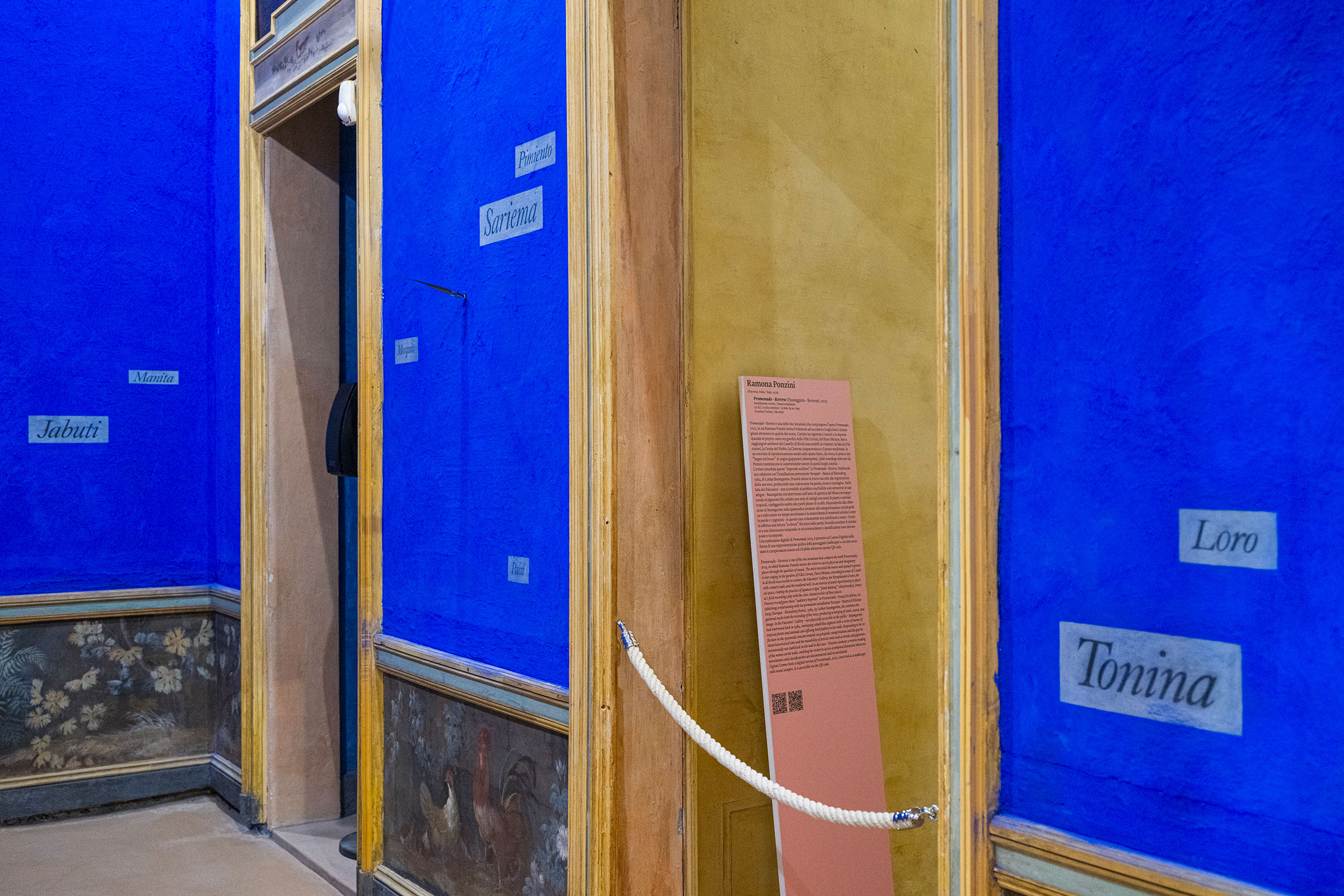 u0022I suoni del mondo / Sounds of the worldu0022, veduta espositiva